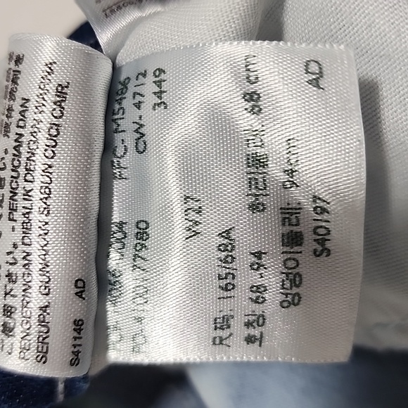 Levi's Leggings Jeans Zip Ankle SZ. 27 - Picture 7 of 11